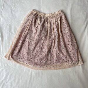Gymboree Pink Lace Skater Skirt